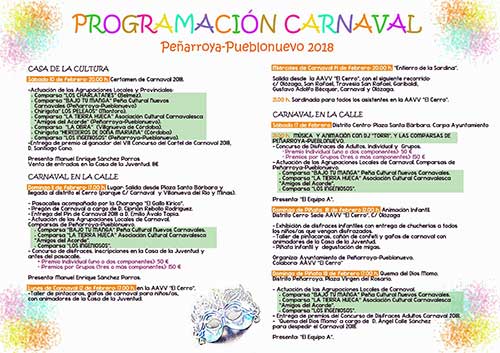Presentacin de la programacin de carnaval