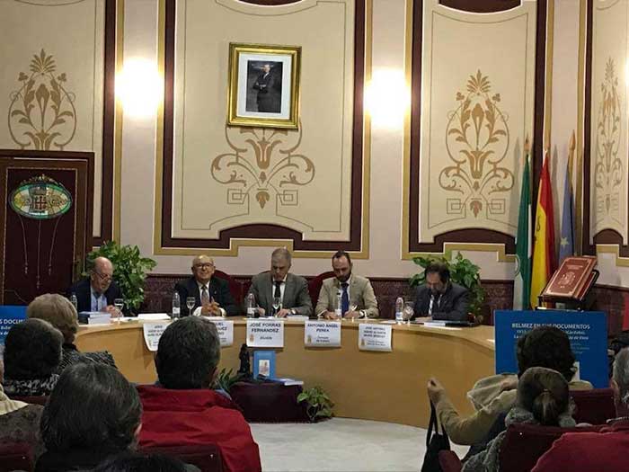 Rodríguez Moyano presenta “Belmez en sus documentos III”