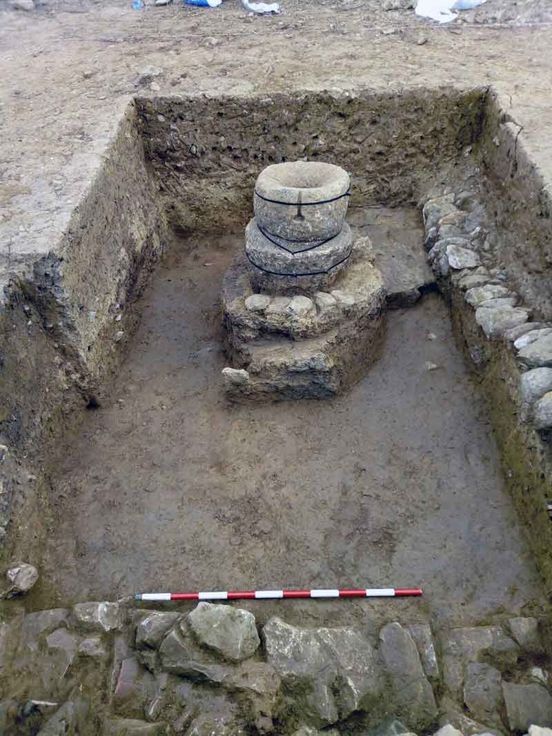 Destapan uno de los molinos de �poca ib�rica