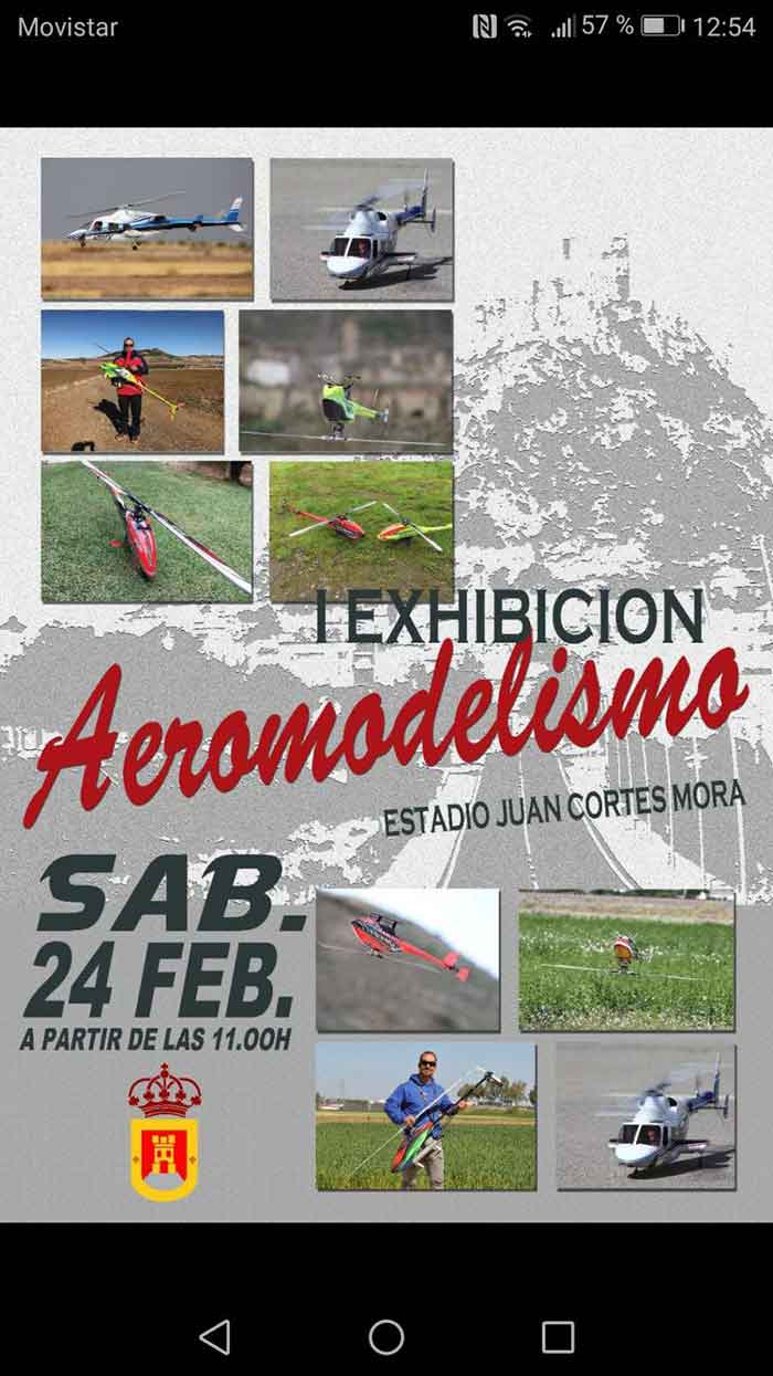 I Exhibici�n de Aeromodelismo en Belmez