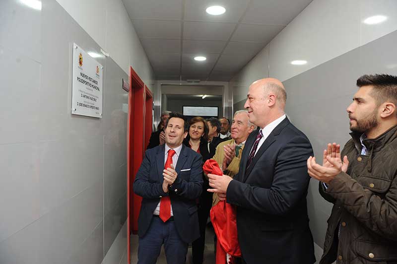 Concluye la remodelacin de los vestuarios del polideportivo municipal