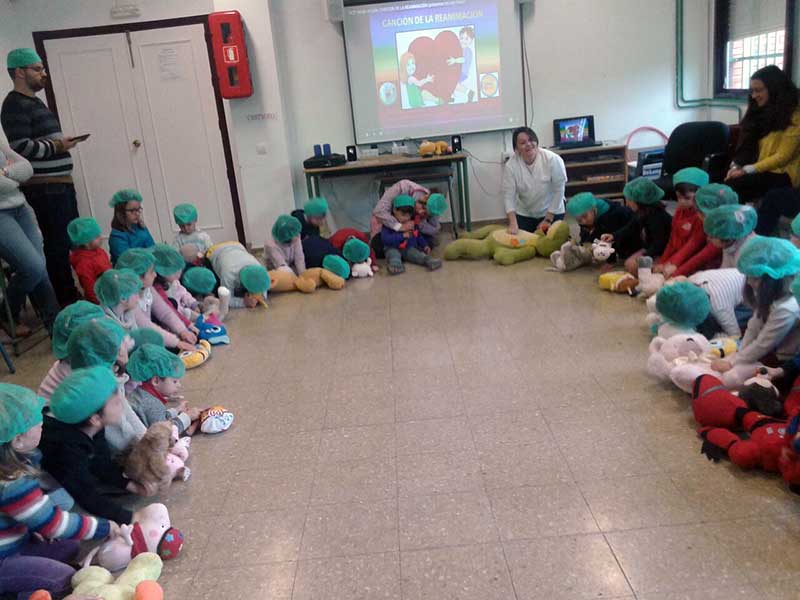 Taller de resucitación cardiopulmonar