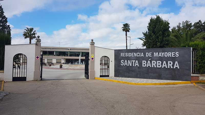 Agradecimiento a la Residencia de Mayores Santa Brbara