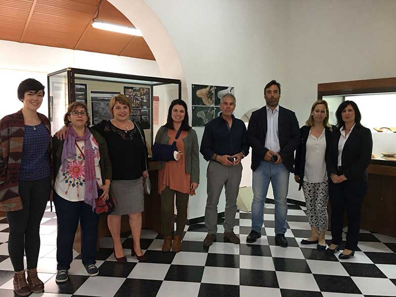 Exposici�n con los restos �beros descubiertos