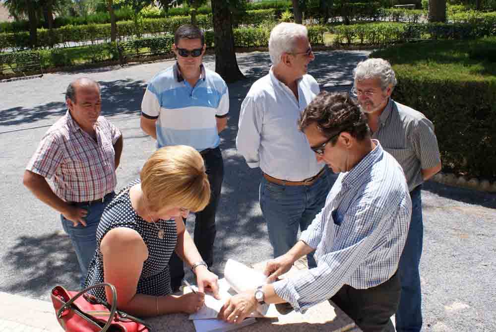 Firma culminaci�n de las obras