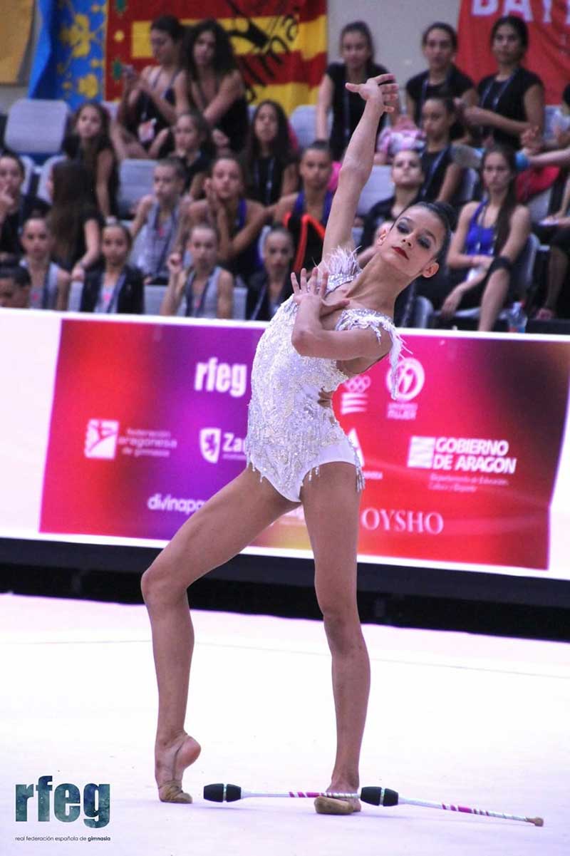 Lucía Daza cuarta en la final por aparatos