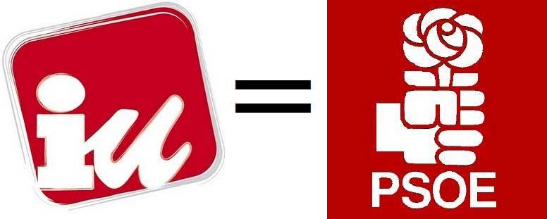 3 aos de alianza electoral PSOE IU