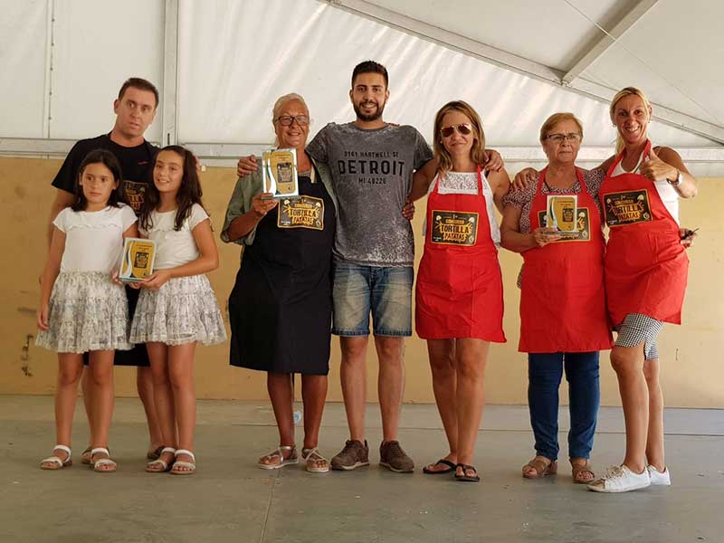 Primer concurso de tortilla de patatas en Pearroya