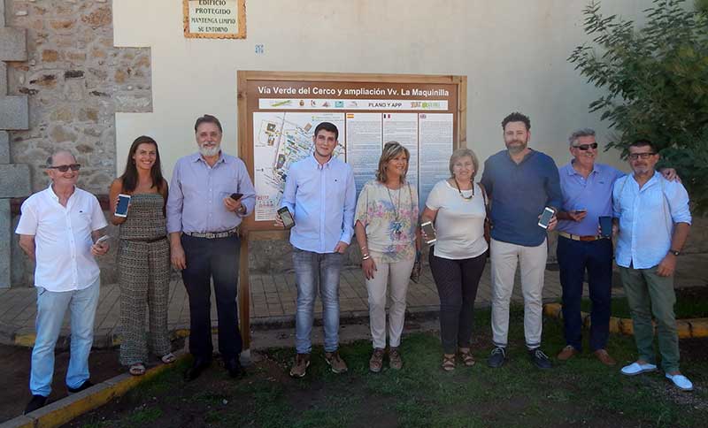 Tras la presentacin se puso en prctica la aplicacin con una visita al Cerco