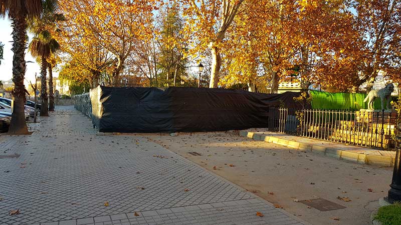 Comienza la remodelacin de la Plaza Santa Brbara