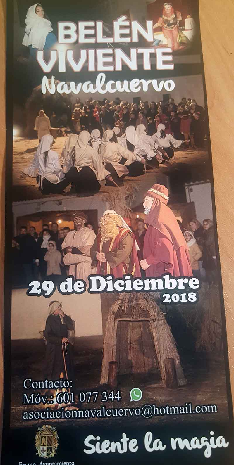 Belén viviente de Navalcuervo 2018