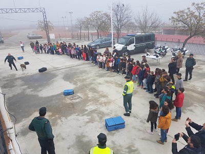 Exhibici�n y demostraci�n policial en Fuente Obejuna