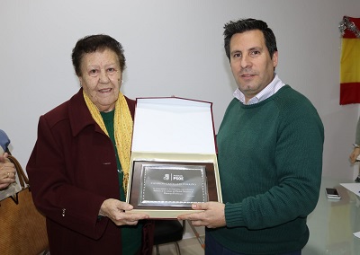 Homenaje a Cndida Porrio una militante histrica del PSOE