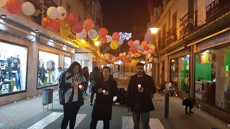 Noche de la  Luz en Pearroya