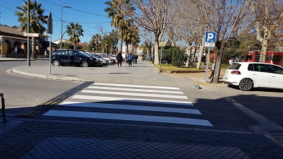 Pintado de las lneas viales y de los pasos de peatones 