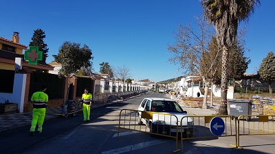 Pintado de las lneas viales y de los pasos de peatones 