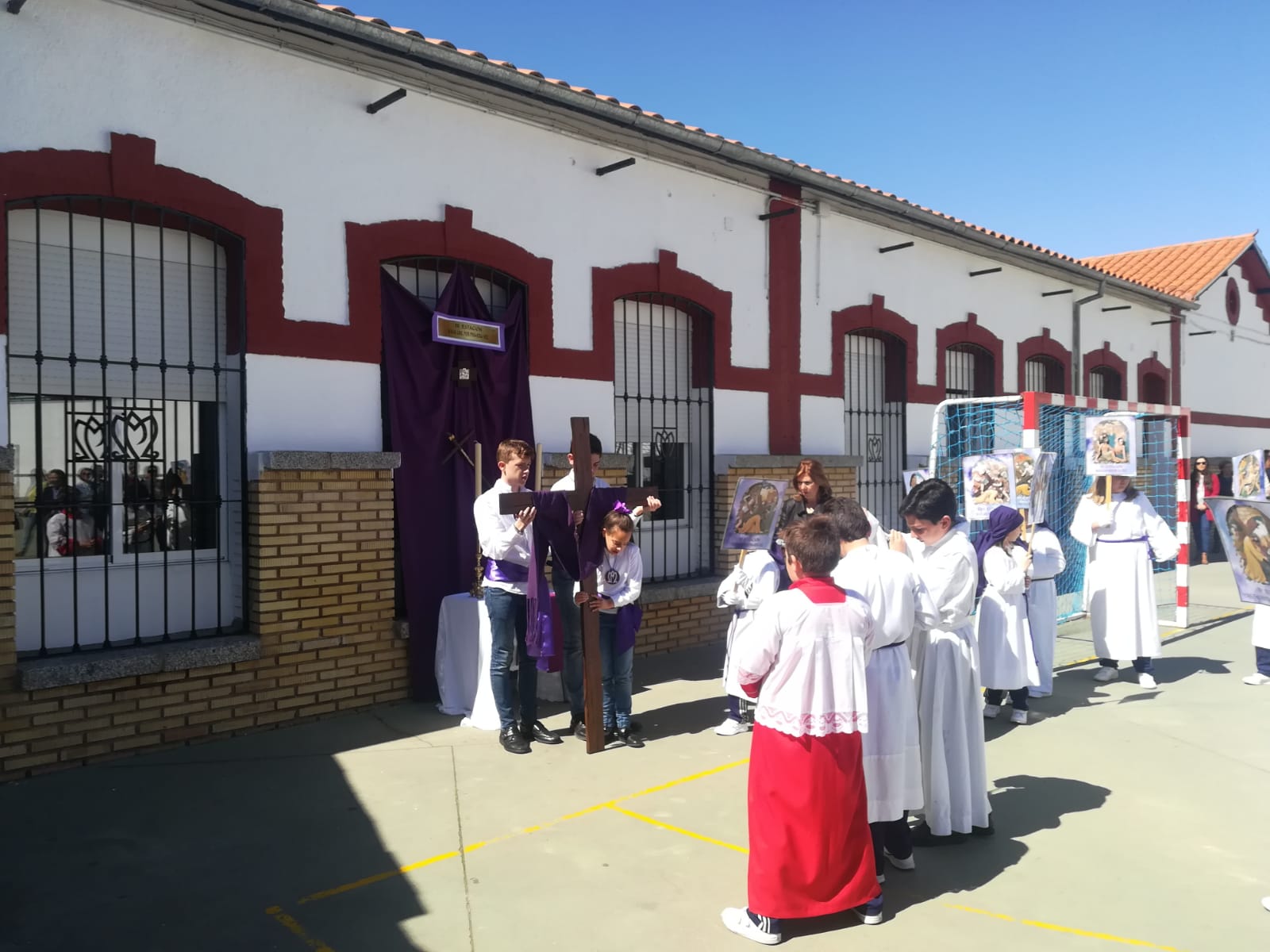 Alumnos de primaria de Presentacin de Mara