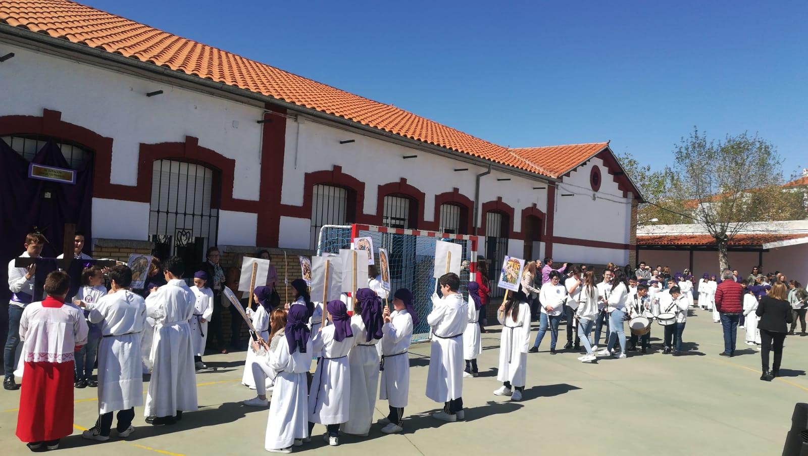 Alumnos de primaria de Presentacin de Mara