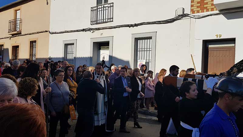 Procesin de la Virgen de los Dolores en Pearroya