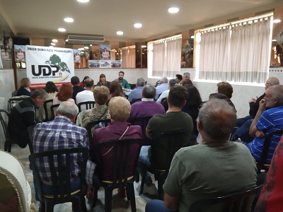 Acto de  UDP en Pearroya