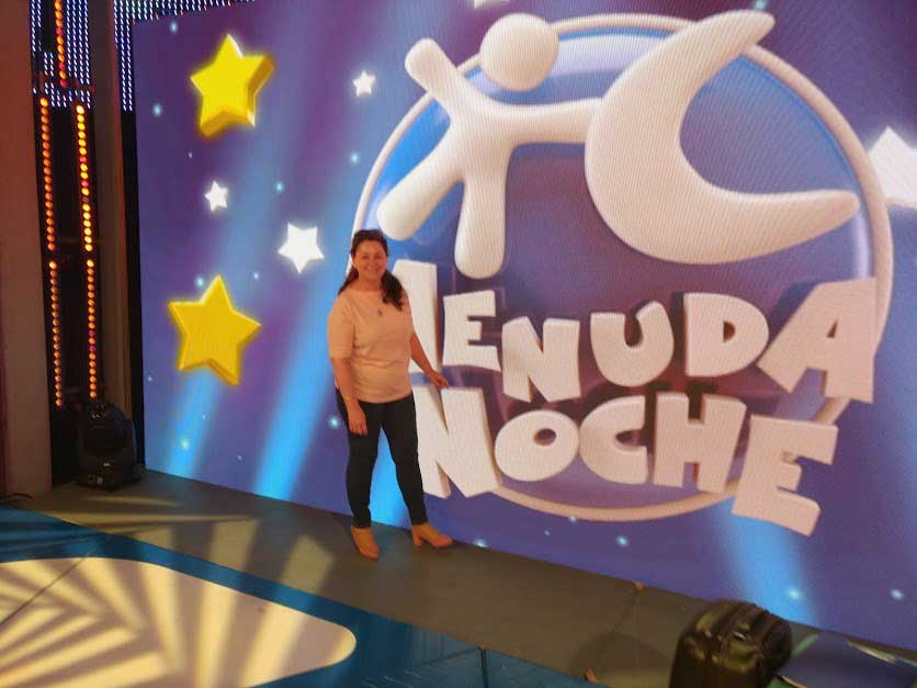 Herminia Marcado en el programa Menuda noche
