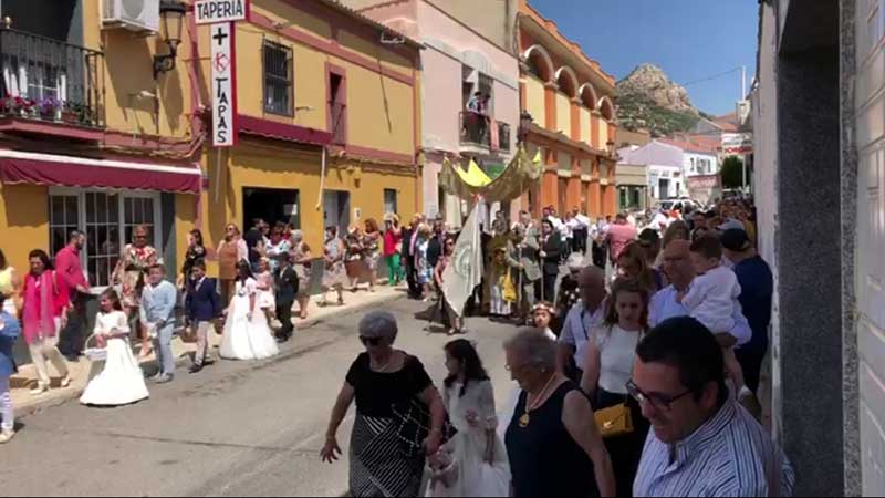 Corpus Chistri en Pearroya Pueblonuevo