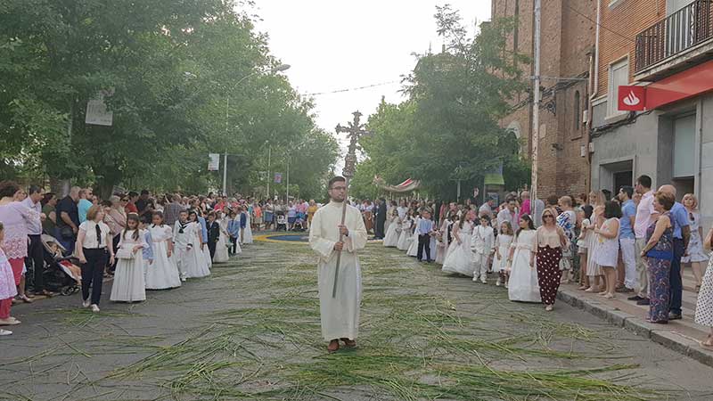 Corpus Chistri en Pearroya Pueblonuevo