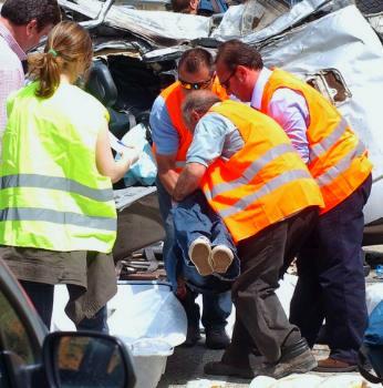 Muere un joven de 20 a�os en el accidente 