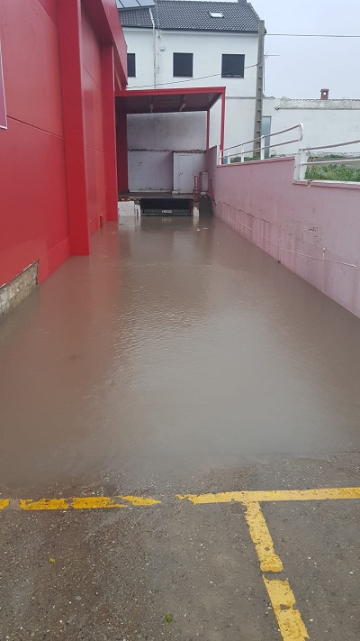 Accidente en la travesía de la N-432 en Villaharta