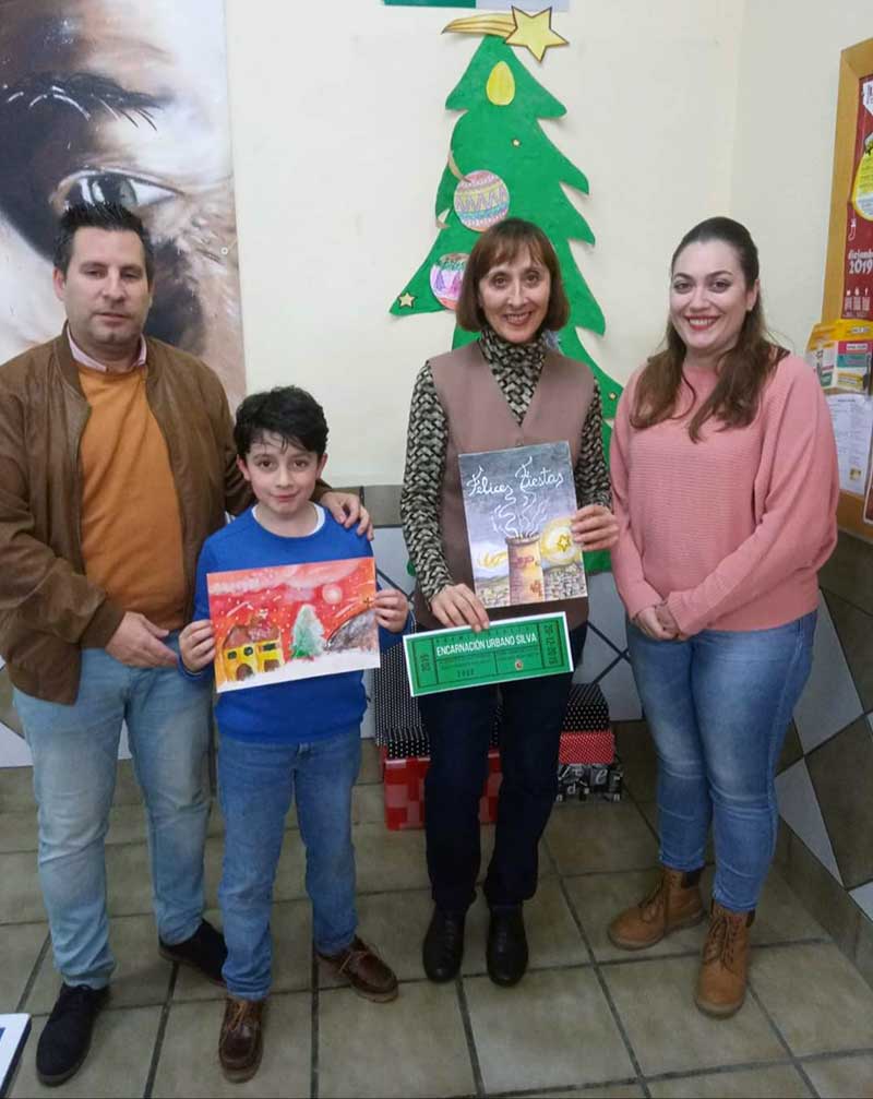 Entrega de premios del concurso de postales navideas