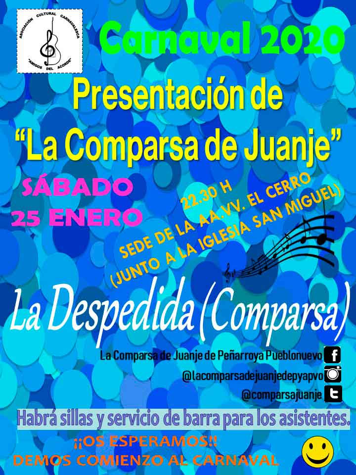 Presentacin de la comparsa La Despedida