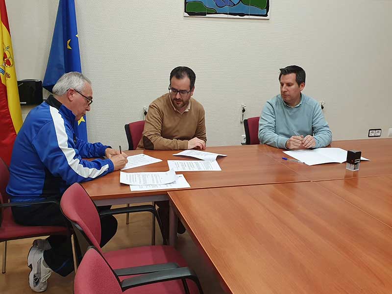 Convenios de colaboración con cuatro clubes deportivos