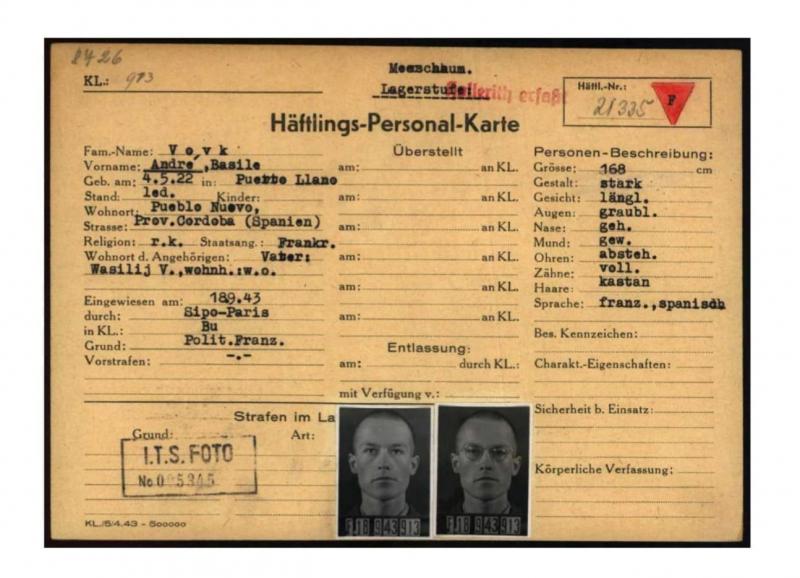 Víctima del nazismo que vivió en Peñarroya-Pueblonuevo