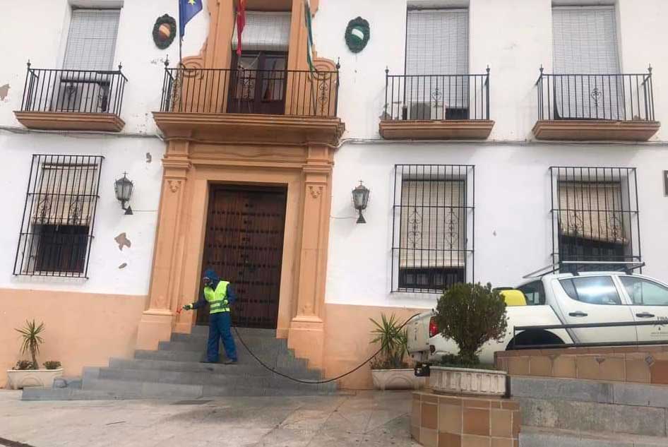 Comienzan los trabajos de desinfecci�n