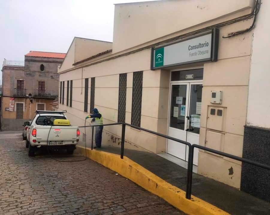 Comienzan los trabajos de desinfecci�n