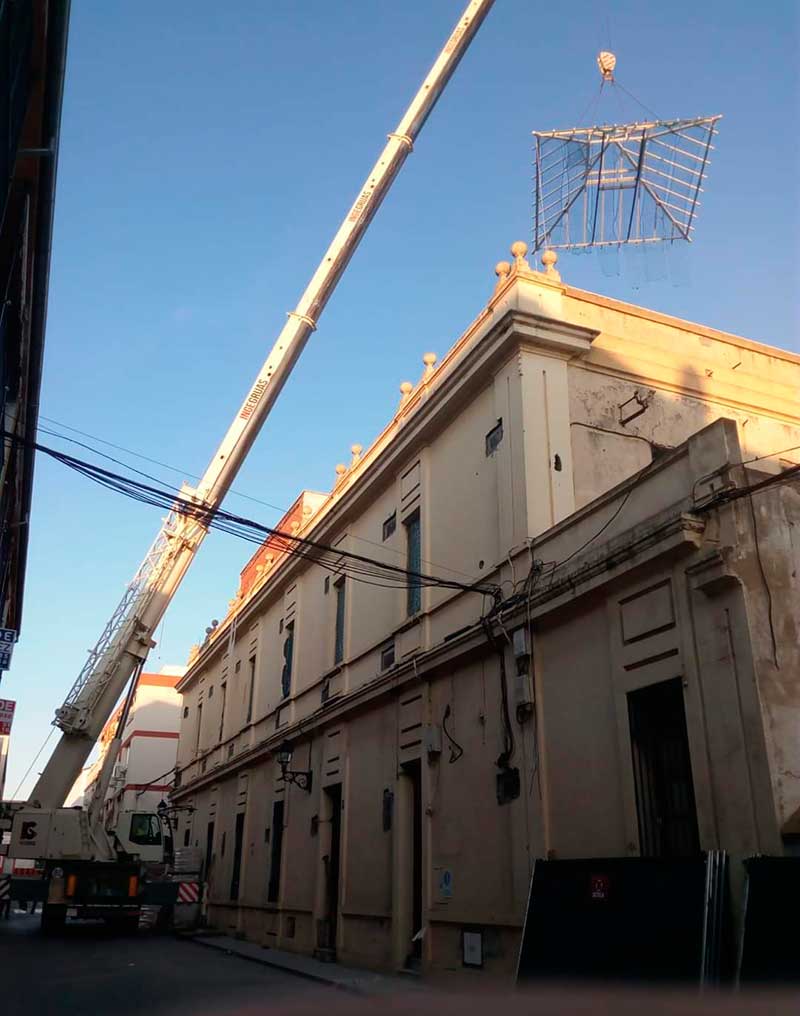 Paralizacin de la obra del Ayuntamiento por el covid-19