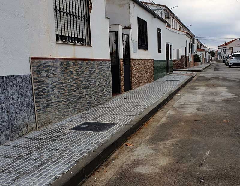 Mejora en la calle Parrilla