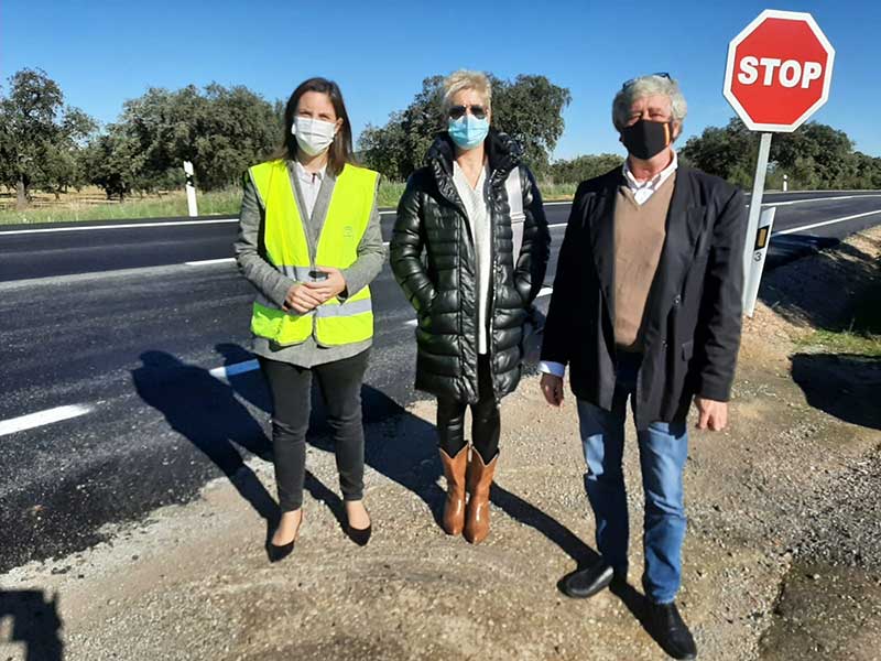 Mejora en la carretera la A-449 de Pearroya a Hinojosa
