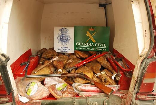 Robo de productos ib�ricos de naves industriales cordobesas