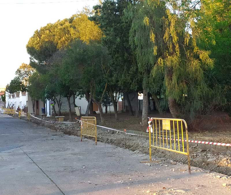 Mejora en la calle Antonio Machado