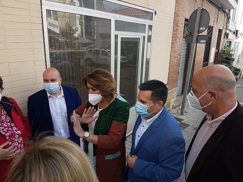 Susana Daz visita Pearroya