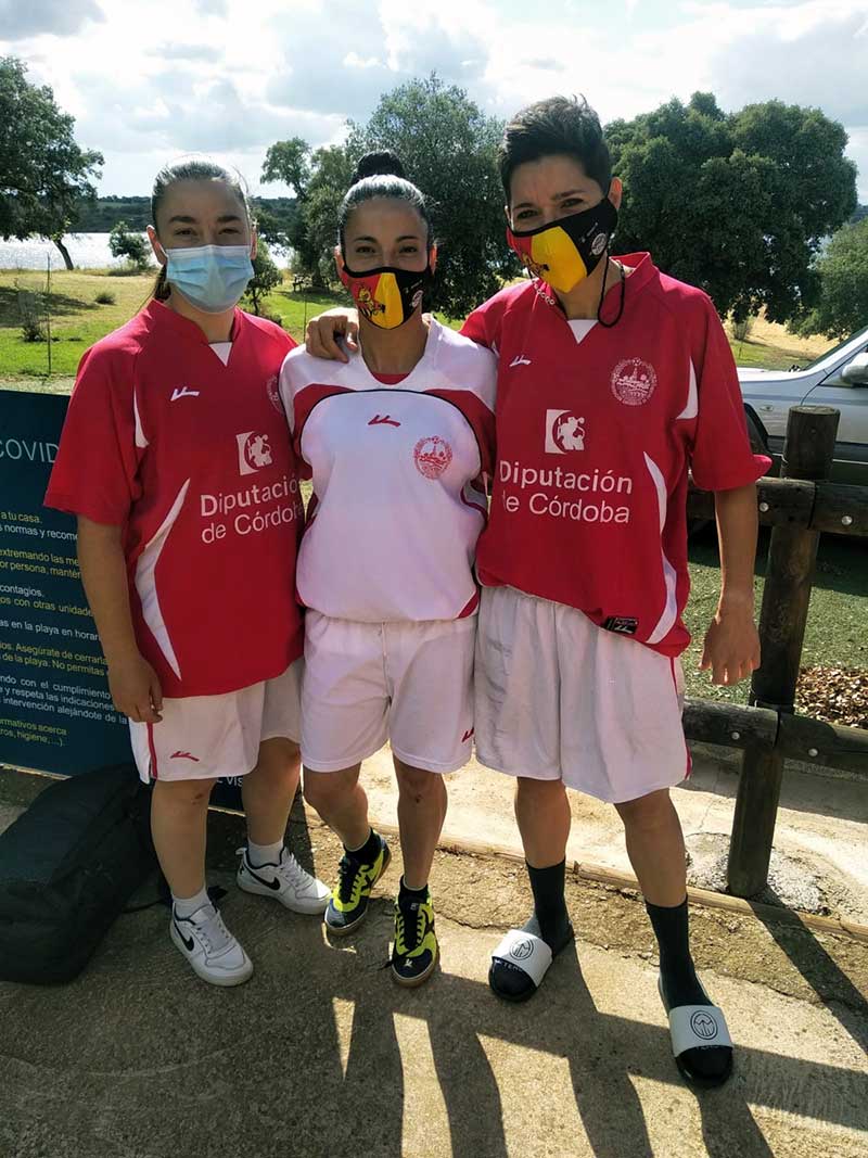 Seleccionadas jugadoras del Deportivo Peñarroya