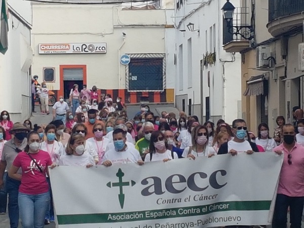 Marcha contra el cncer en Pearroya-Pueblonuevo
