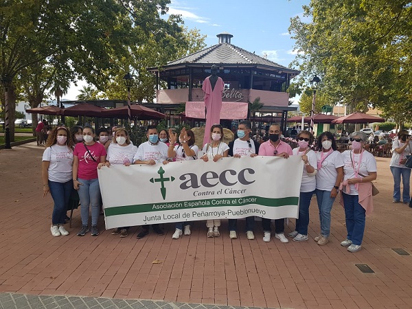Marcha contra el cáncer en Peñarroya-Pueblonuevo