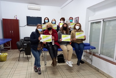 Clausurado el curso de reflexologa podal