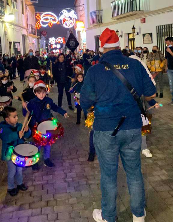 Pasacalle navideo en Belmez
