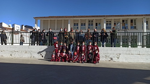Grupo de alumnos del colegio Alfredo Gil