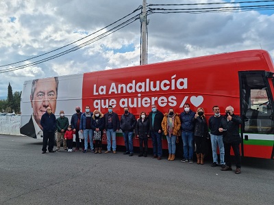 Autobs del PSOE de Andaluca