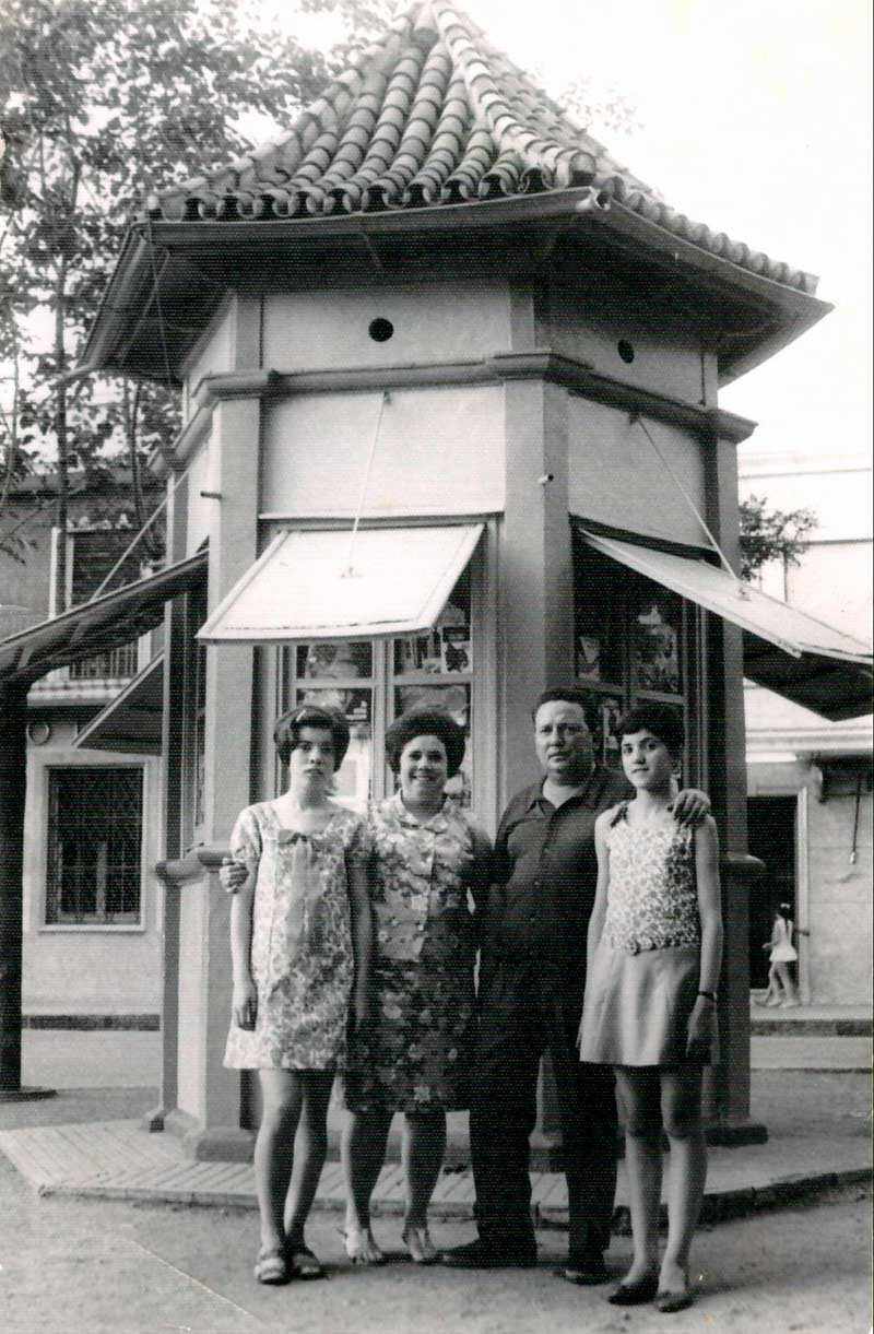 Kiosco original, foto del 10 de julio de 1978