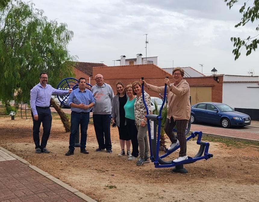 Parque biosaludable en la barriada del Cerro